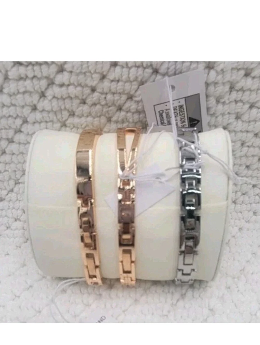 Anne Klein Women's Premium Crystal Accented Bangle Watch Set, AK/2245